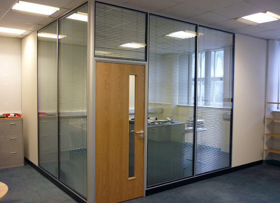 Office Partitioning, window blinds, Rooms and washroom cubicles